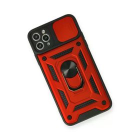 Newface iPhone 11 Pro Kırmızı Pars Lens Yüzüklü Silikon Cep Telefonu Kılıfı