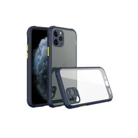 Newface iPhone 11 Pro Lacivert Miami Şeffaf Silikon Cep Telefonu Kılıfı
