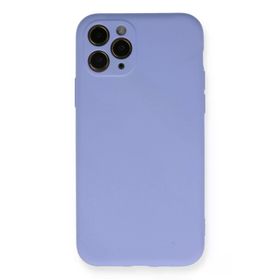Newface iPhone 11 Pro Lila Nano İçi Kadife Silikon Cep Telefonu Kılıfı