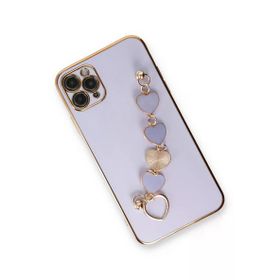 Newface iPhone 11 Pro Max Esila Silikon - Lila Kılıf