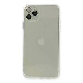 Newface iPhone 11 Pro Max Fly Lens Silikon Şeffaf Cep Telefonu Kılıfı