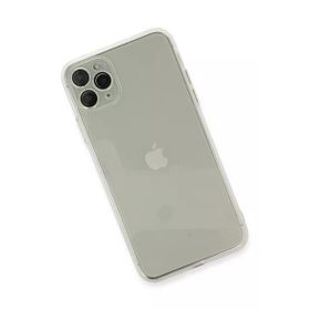 Newface iPhone 11 Pro Max Fly Lens Silikon Şeffaf Cep Telefonu Kılıfı