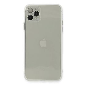 Newface iPhone 11 Pro Max Fly Lens Silikon Şeffaf Cep Telefonu Kılıfı