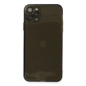 Newface iPhone 11 Pro Max Fly Lens Silikon Siyah Cep Telefonu Kılıfı