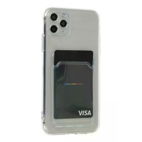 Newface iPhone 11 Pro Max Kart Şeffaf Silikon - Şeffaf Kılıf