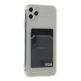 Newface iPhone 11 Pro Max Kart Şeffaf Silikon - Şeffaf Kılıf