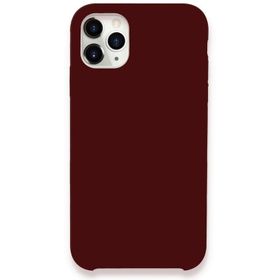 Newface iPhone 11 Pro Max Lansman Legant Silikon Bordo Cep Telefonu Kılıfı