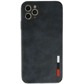 Newface iPhone 11 Pro Max Loop Deri Silikon Lacivert Cep Telefonu Kılıfı