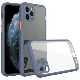 Newface iPhone 11 Pro Max Miami Şeffaf Silikon Gri Kılıf