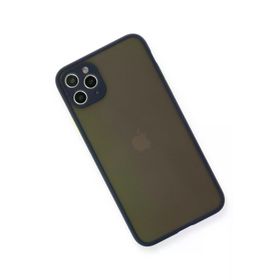 Newface iPhone 11 Pro Max Montreal Silikon Kapak Lacivert Cep Telefonu Kılıfı