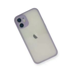 Newface iPhone 11 Pro Max Montreal Silikon Kapak - Mor Kılıf