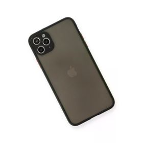 Newface iPhone 11 Pro Max Montreal Silikon Kapak Siyah Cep Telefonu Kılıfı