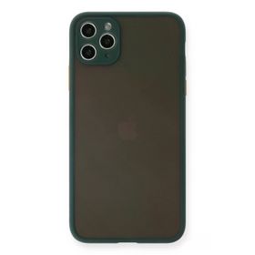 Newface iPhone 11 Pro Max Montreal Silikon Kapak Yeşil Cep Telefonu Kılıfı