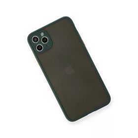 Newface iPhone 11 Pro Max Montreal Silikon Kapak Yeşil Cep Telefonu Kılıfı