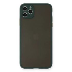 Newface iPhone 11 Pro Max Montreal Silikon Kapak Yeşil Cep Telefonu Kılıfı