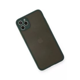 Newface iPhone 11 Pro Max Montreal Silikon Kapak Yeşil Cep Telefonu Kılıfı