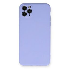 Newface iphone 11 Pro Max Nano İçi Kadife Silikon - Lila Kılıf