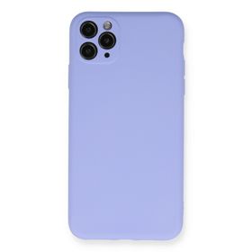 Newface iphone 11 Pro Max Nano İçi Kadife Silikon - Lila Kılıf