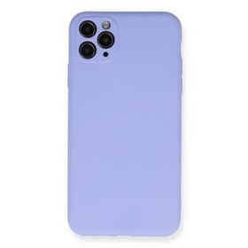 Newface iphone 11 Pro Max Nano İçi Kadife Silikon - Lila Kılıf