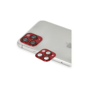 Newface iPhone 11 Pro Max Pers Alüminyum Kırmızı Kamera Lens