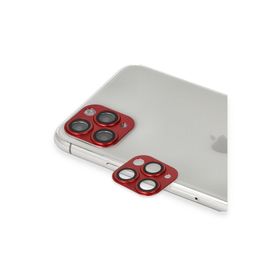 Newface iPhone 11 Pro Max Pers Alüminyum Kırmızı Kamera Lens
