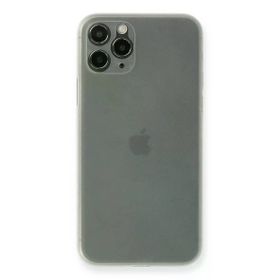 Newface iPhone 11 Pro Max PP Ultra İnce Kapak Beyaz Cep Telefonu Kılıfı
