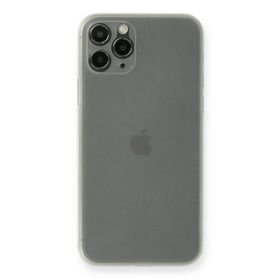Newface iPhone 11 Pro Max PP Ultra İnce Kapak Beyaz Cep Telefonu Kılıfı