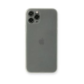 Newface iPhone 11 Pro Max PP Ultra İnce Kapak Beyaz Cep Telefonu Kılıfı