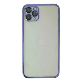 Newface iPhone 11 Pro Max Razer Lensli Silikon - Mor Kılıf
