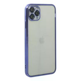 Newface iPhone 11 Pro Max Razer Lensli Silikon - Mor Kılıf