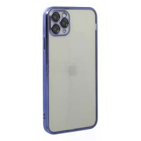 Newface iPhone 11 Pro Max Razer Lensli Silikon - Mor Kılıf