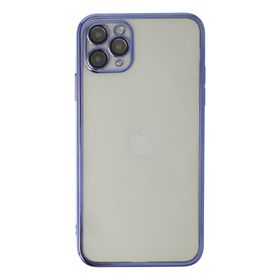 Newface iPhone 11 Pro Max Razer Lensli Silikon - Mor Kılıf