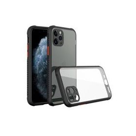 Newface iPhone 11 Pro Max Siyah Miami Şeffaf Silikon Cep Telefonu Kılıfı