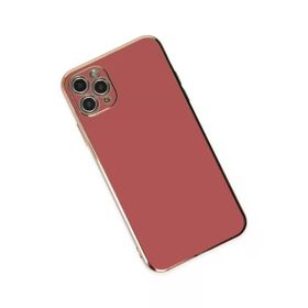 Newface iPhone 11 Pro Max Volet Silikon - Kırmızı Kılıf