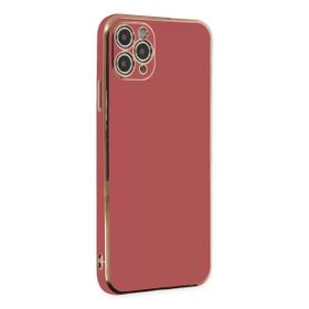 Newface iPhone 11 Pro Max Volet Silikon - Kırmızı Kılıf