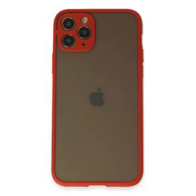 Newface iPhone 11 Pro Montreal Silikon Kapak Kırmızı Cep Telefonu Kılıfı