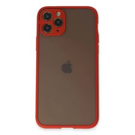 Newface iPhone 11 Pro Montreal Silikon Kapak Kırmızı Cep Telefonu Kılıfı