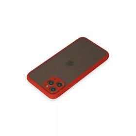 Newface iPhone 11 Pro Montreal Silikon Kapak Kırmızı Cep Telefonu Kılıfı