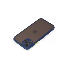 Newface iPhone 11 Pro Montreal Silikon Kapak Lacivert Cep Telefonu Kılıfı