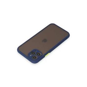Newface iPhone 11 Pro Montreal Silikon Kapak Lacivert Cep Telefonu Kılıfı