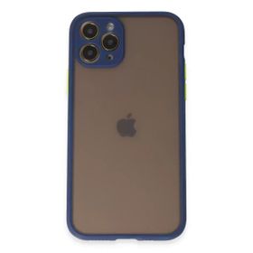 Newface iPhone 11 Pro Montreal Silikon Kapak Lacivert Cep Telefonu Kılıfı