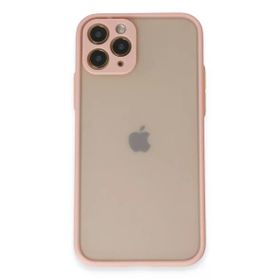 Newface iPhone 11 Pro Montreal Silikon Kapak Pembe Cep Telefonu Kılıfı