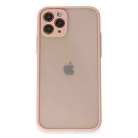 Newface iPhone 11 Pro Montreal Silikon Kapak Pembe Cep Telefonu Kılıfı