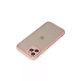 Newface iPhone 11 Pro Montreal Silikon Kapak Pembe Cep Telefonu Kılıfı