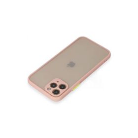 Newface iPhone 11 Pro Montreal Silikon Kapak Pembe Cep Telefonu Kılıfı