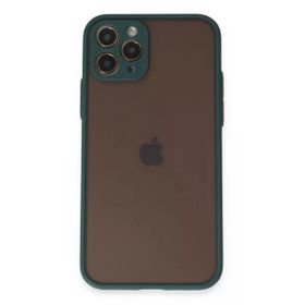 Newface iPhone 11 Pro Montreal Silikon Kapak Yeşil Cep Telefonu Kılıfı