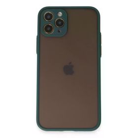 Newface iPhone 11 Pro Montreal Silikon Kapak Yeşil Cep Telefonu Kılıfı