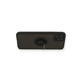 Newface iPhone 11 Pro Montreal Yüzüklü Silikon Kapak - Siyah Kılıf
