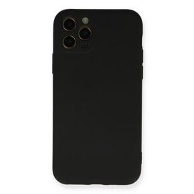 Newface iphone 11 Pro Nano İçi Kadife Silikon Siyah Cep Telefonu Kılıfı