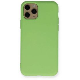 Newface iPhone 11 Pro Nano içi Kadife Silikon - Yeşil Kılıf